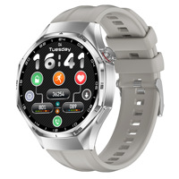 Montre connectée Watch6 Max pour répondre aux appels, moniteur de fréquence cardiaque en temps réel, tension artérielle, suivi du sommeil, compteur de pas, messages, bracelet en silicone