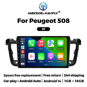 Navifly <span class=keywords><strong>Android</strong></span> Car Stereo Écran tactile intégré Car-play Auto <span class=keywords><strong>Android</strong></span> Car Stereo X1 X2 pour Peugeot <span class=keywords><strong>508</strong></span> Support BT DSP GPS WIFI - Product Image 2