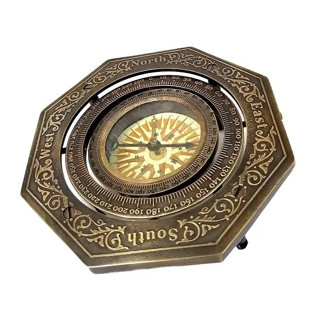 Retro-Stil dekorative handgemachte Vintage Kompass Messing antike kunden spezifische nautische Großhandel