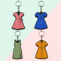 Llavero de PVC Suave Personalizado al por Mayor, Diseño de Dibujos Animados Coloridos con Logotipo Personalizado para Mujeres, Accesorios de Moda