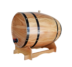 Refroidisseur à vin et à bière en bois de chêne naturel classique moderne, capacité de 5 L, avec éclairage pour les fêtes, fabrication directe en usine, OEM - Product Image 2