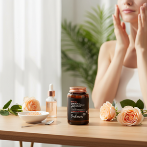 เซรั่มบำรุงผิวหน้า FARMSTAY Salmon Oil Peptide Vital Ampoule 250 มล. จากเกาหลี ช่วยเติมความชุ่มชื้น ลดเลือนริ้วรอย ต่อต้านริ้วรอย ฟื้นฟูผิวให้กระจ่างใส และเพิ่มความยืดหยุ่น - Product Image 3