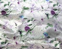 Tissu en soie charmeuse imprimé 16mm 114cm, tissu en soie satinée en gros, impression personnalisée