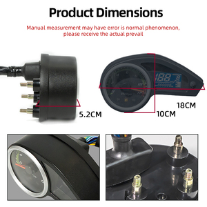 Ensemble compteur de vitesse et tachymètre pour moto NXR150 DM150-250 CrossMax 170 XR150 - Product Image 2