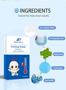 Usine directe Hydrogel décoloration été enfants rapide antipyrétique fièvre refroidissement Gel patchs soins de santé chaud froid packs - Product Image 2