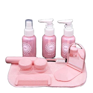 Hot Selling Cosmetic Packaging <strong>Travel</strong> Accessories PET Portable <strong>Travel</strong> Bottle Set 10PCS <strong>Liquid</strong> Soap <strong>Container</strong> - Product Image 1