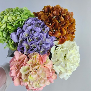 Bouquet di Ortensie in Seta Huang <span class=keywords><strong>Sen</strong></span> Feel, Decorazione Floreale per Casa, Tavola da Pranzo, Matrimoni e Paesaggistica - Product Image 3