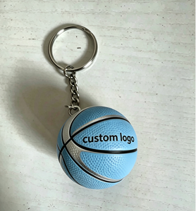 Porte-clés de sport personnalisé en gros avec logo, en PVC souple 3D, en forme de <span class=keywords><strong>ballon</strong></span> de basket, de football ou de soccer, pour clés de voiture, pendentif de sac, cadeau - Product Image 4