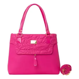 Bolso de Mano Fana Amelia Buganvilia M3738 para Mujer, Mediano, Estampado Animal, Forro de PU, Cierre de Solapa, Decoración de Cadena - Product Image 1