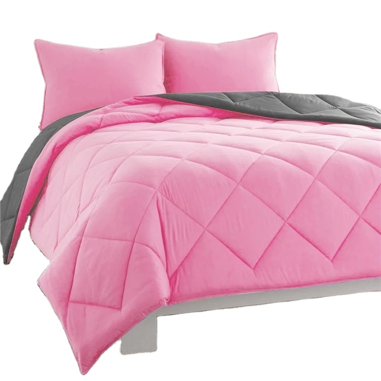 Пользовательские 3 предмета 100% полиэстер стеганые покрывала класса люкс king size постельных принадлежностей пододеяльник набор