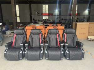 <span class=keywords><strong>KIA</strong></span> Carnival Luxury Aero Seat Primera clase 12V Asiento de coche eléctrico Reposapiés ajustable Cuero transpirable-PVC PU Vito Alphard - Product Image 2