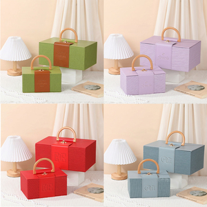 Luxury Pink Woman Gift <strong>Box</strong> Empty Premium Packaging <strong>Bridal</strong> Baby Cloth Packaging Gift <strong>Box</strong> With Handle - Product Image 6