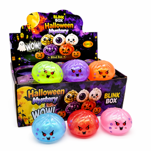 1 ensemble de jouets sensoriels anti-stress à pincer et à presser en forme de boulettes de vampire fantôme, 8,5 cm, pour Halloween, promotion cadeau d'Halloween - Product Image 1