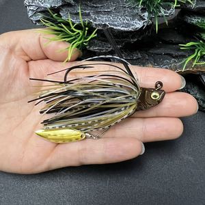 Esca artificiale 13g gonna <span class=keywords><strong>silicone</strong></span> metal jigs fishing bait swim jig head <span class=keywords><strong>bass</strong></span> lures pilker salt fresh water blade pesca lead jig - Product Image 4