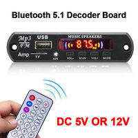 VIRE Double Canal 2*10W Amplificateur Bluetooth 5.0 Carte Décodeur MP3 Lecteur Audio Affichage LED Module MP3