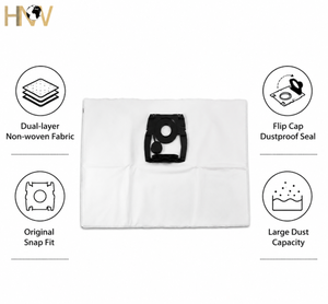Sac à poussière non tissé de haute qualité personnalisable pour aspirateur <span class=keywords><strong>HILTI</strong></span> DD-WMS 100, brosse en plastique, manuel, électrique, réutilisable, pour voiture, camping-car, garage - Product Image 3