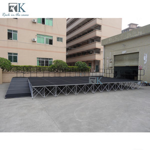 Plateforme de scène avec garde-corps et rampe pour événements en plein air, Smart Spider Riser Stage - Product Image 3