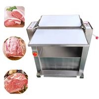 Eléctrico 	 Máquina para Quitar Piel de Cerdo 	 Cuchillo para cortar carne 	 Máquina Peladora de Piel de Cerdo 	   Rebanadora de Carne de Acero Inoxidable, Cortadora de Carne