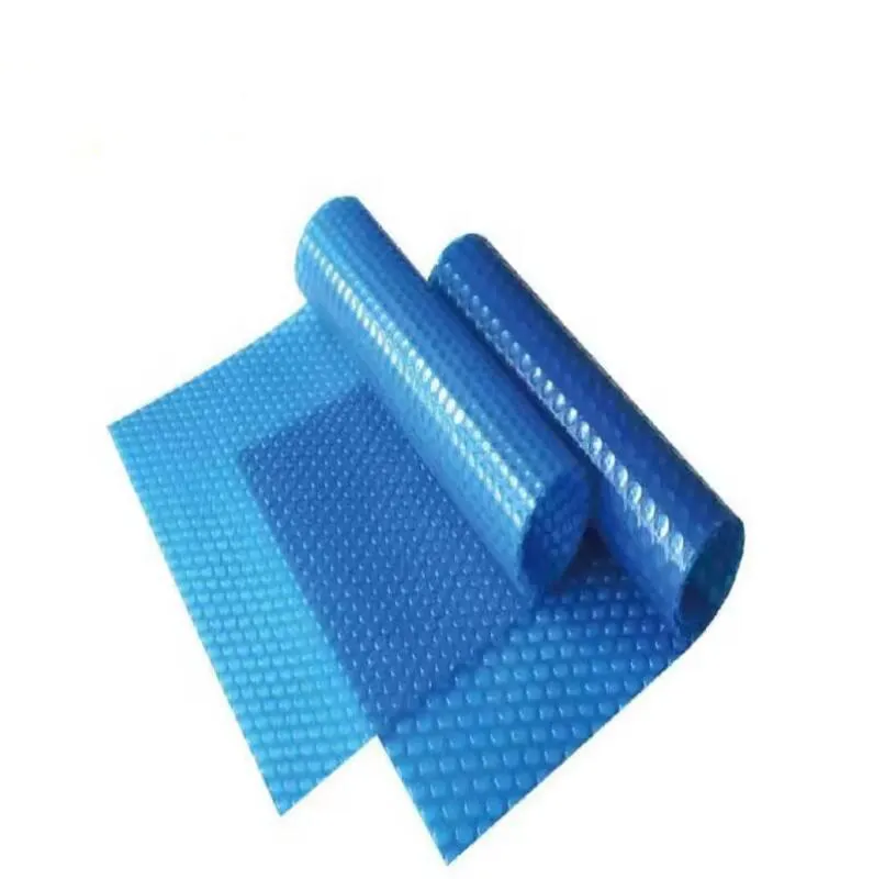 Cubierta solar para piscina Cubierta de patrón de burbujas de color azul para piscina Cubierta de piscina de burbujas de fácil instalación