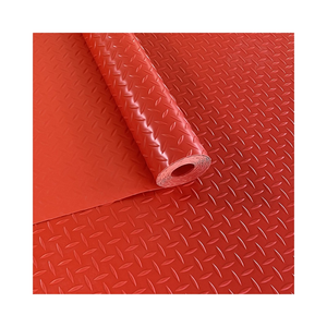 Tapis de <span class=keywords><strong>sol</strong></span> de garage Real Relax 7,5 x 17 pieds, motif diamant, épaisseur 4 mm, antidérapant, protection de <span class=keywords><strong>sol</strong></span> en <span class=keywords><strong>PVC</strong></span> pour garages et salles de sport, noir foncé - Product Image 1