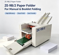 Machine à plier le papier automatique 9B/2 en promotion pour le traitement des manuels d'instructions, des livrets et des prospectus