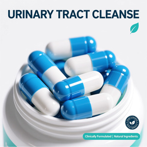 Kapsul Vegan Pembersih Detoks Saluran Kemih, Suplemen Pendukung Ginjal, Ekstrak Cranberry Organik, 60 Kapsul, Herbal untuk Dewasa - Product Image 2