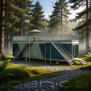 Cabine Luban verte personnalisée, conteneur complet, vente en gros, maison capsule spatiale de luxe préfabriquée pour la location hôtelière - Product Image 6