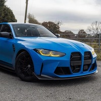 Nouveau Spoiler Avant en Fibre de Carbone 3K Twill Style CSL à Vendre Rapidement pour M3 M4 G80 G82 G83 2021+ à Fixation par Vis