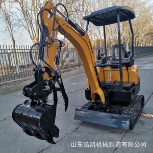 Miniexcavadora Amarilla de Alta Potencia de Excavación para Uso Agrícola y de Construcción - Product Image 4