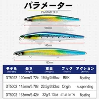 D1 Appât de pêche flottant en plastique ABS de haute qualité OEM ODM pour la pêche au lancer, au traînage, en eau salée, pour la basse de mer, le zander