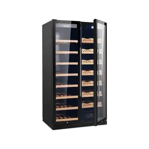 Sang trọng độ ẩm không đổi rượu vang làm mát đa chức năng 5000 xì gà điện Humidor tủ