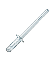 Structure polyvalente unique de rivets multigrip de couleur aveugle d'acier inoxydable