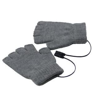 Calentador eléctrico portátil inalámbrico Grafeno Deportes Pesca Tejidos Medio dedos Guantes calefactables eléctricos - Product Image 1