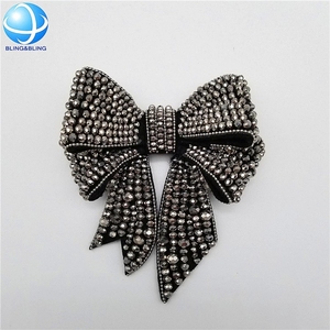 Fatti a mano grandi fibbia per scarpe con perline e fibbia per scarpe da sposa accessori - Product Image 2