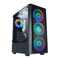 Personnalisé avec alimentation OEM RGB fans gamer gabinetes pc