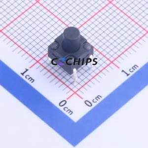 GT-TC116B-H075-L1 Tactile Switch Through hole Component (THT) Switch Single Pole Single Throw Round Button 2.5N Through Hole - Product Image 1