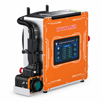 Machine de nettoyage au laser pulsé compacte 200W à prix d'usine pour l'élimination de la rouille et le décapage de la peinture sur site