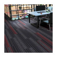 Beijing Luxuriöse Moderne Heim- & Büro-Teppichfliesen PP/Nylon-Oberfläche PVC-Rücken Quadratisch 25x100 Kommerzielle Teppichfliesen