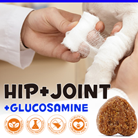 Friandises pour chiens à la glucosamine et à la chondroïtine pour soulager les douleurs articulaires, complément alimentaire pour la santé des articulations, friandises à mâcher au chanvre pour les hanches et les articulations des chiens avec de la glucosamine