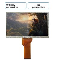 7 Zoll IPS TFT LCD-Display 1024x600 High-Definition LED-Hintergrundbeleuchtung 300cd Panel Resistiver Kapazitiver Touchscreen für Industriesteuerung