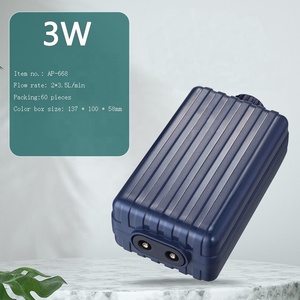 핫 세일 수족관 액세서리 2.5w 3w 3L/분 수족관을위한 다른 크기 수족관 공기 펌프 - Product Image 4