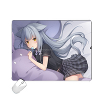 Tapis de souris en verre trempé antidérapant de 250*200 mm, motif dessin animé, pour ordinateur de bureau, ordinateur portable, surface dure, tapis de souris, possibilité de personnalisation du motif
