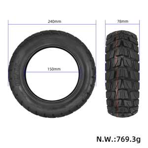 ยางรถออฟโรดไร้ยางในสำหรับ kugoo M4 kukirin G3 Pro ZERO อะไหล่รถสกู๊ตเตอร์ไฟฟ้า10X 10*3.0 255x80 80/65-6 - Product Image 1
