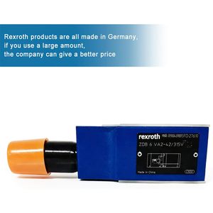 Válvula de Alivio Hidráulica Tipo Sándwich Rexroth R900409893 ZDB6VA2-42/315V, Válvula de Desbordamiento ZDB6VA2-4X/315V 315 Bar - Product Image 4
