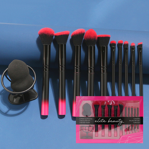 Oem Complete Women <span class=keywords><strong>Magic</strong></span> Set de brochas para maquillaje <span class=keywords><strong>profesional</strong></span> de alta calidad de pelo humano Nylon Face Makeup Brush Set Fabricante - Product Image 2