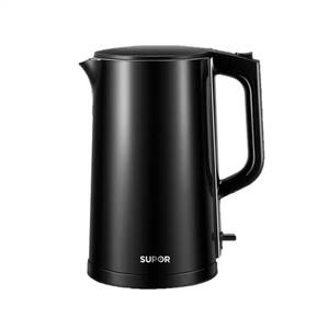 Bouilloire électrique Supor 1,7 L en acier inoxydable 304, double couche, anti-brûlure, grande capacité pour usage domestique - Product Image 3