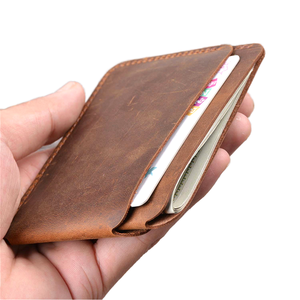 Cartera Corta de Cuero WRIZA con Decoración de Letras, Diseño Delgado, Duradera, Elegante y Compacta, Accesorio de Uso Diario para Hombres y Mujeres - Product Image 1
