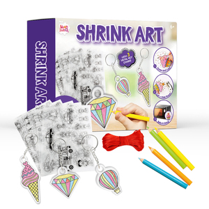 Customization Kids Hobbies and Craft DIY Stem 5pcs <strong>Shrinky</strong> Film Sheets Shrink <strong>Dinks</strong> Art Kits - Product Image 1