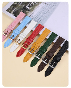 Bracelet de <span class=keywords><strong>montre</strong></span> en cuir véritable grain lézard multicolore pour femme, avec <span class=keywords><strong>boucle</strong></span> <span class=keywords><strong>ardillon</strong></span>, finesse 10, 12, 14, 16, 18, 20 mm - Product Image 6