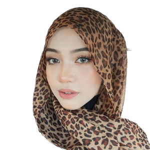 Hiyab de Rayón Modal Transpirable de Alta Calidad 2025, Estampado Animal de Serpiente y Leopardo, Velo con Estampado Digital para Mujeres Musulmanas - Product Image 4